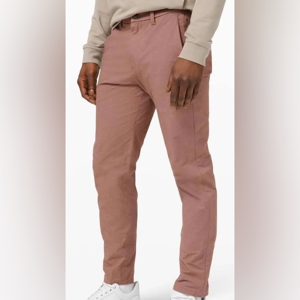 Lululemon Men’s NWT Commission Pant Slim 32” L Earth Dye